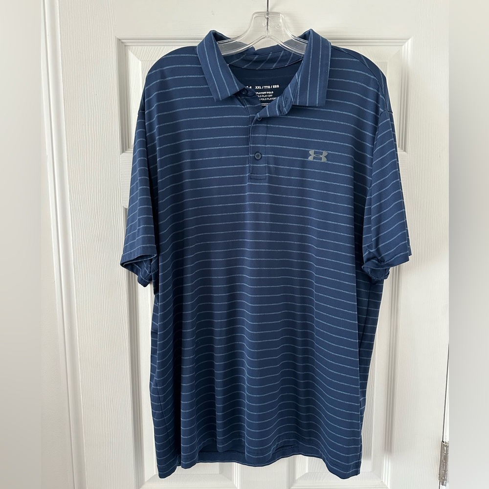 Under Armour Striped The Playoff Polo